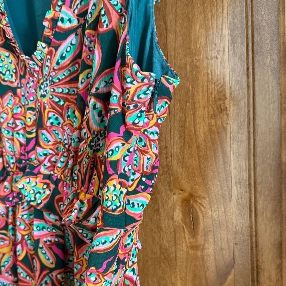 J. Crew Multicolor Floral Dress